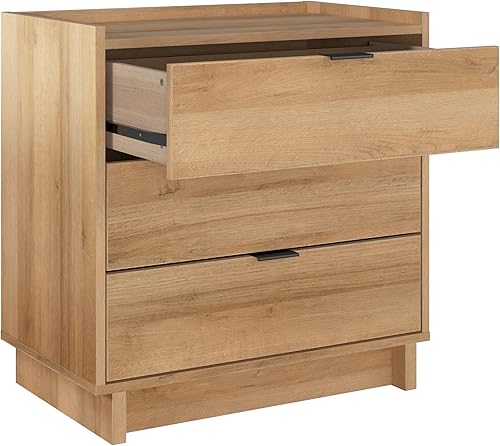 Miniatura 9 de Prepac Mesita de noche, 3 cajones, blanco simple