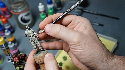 Miniatura 5 de da Vinci Micro-NOVA 4 Pinceles 4275 para modelado y pintura en miniatura una pieza cada una Serie 170 Tamaños 200, 100 y 175 Tamaños 150, 50