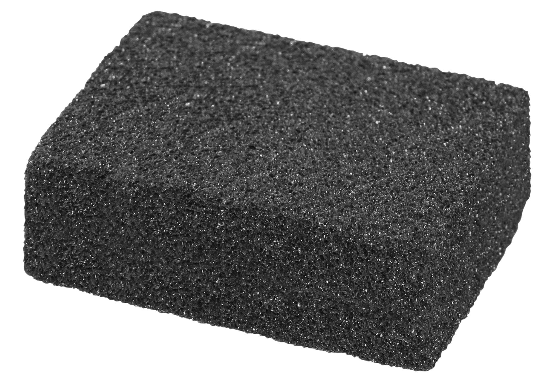 Kerbl Covalliero Piedra de Aseo para Pelaje WonderStone, Negra, 11x10x4 cm, para Caballos, Elimina la Suciedad fácilmente