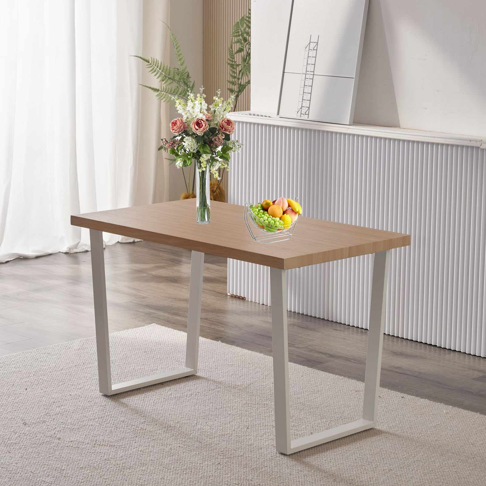 Amazon｜ダイニングテーブル 食卓 4人用 幅120cm おしゃれパソコン  