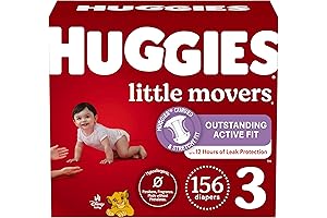 Pampers Swaddlers Size 3 Diapers: Confidence for Active Babies