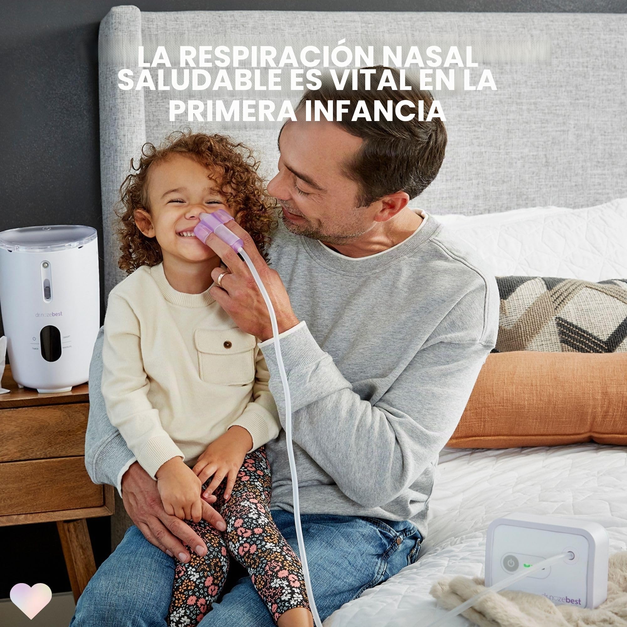 Dr. Noze Best NozeBot - Aspirador nasal eléctrico para bebé | Aspirador nasal recargable diseñado por ORL pediátrico para la eliminación suave del moco nasal en bebés y niños pequeños