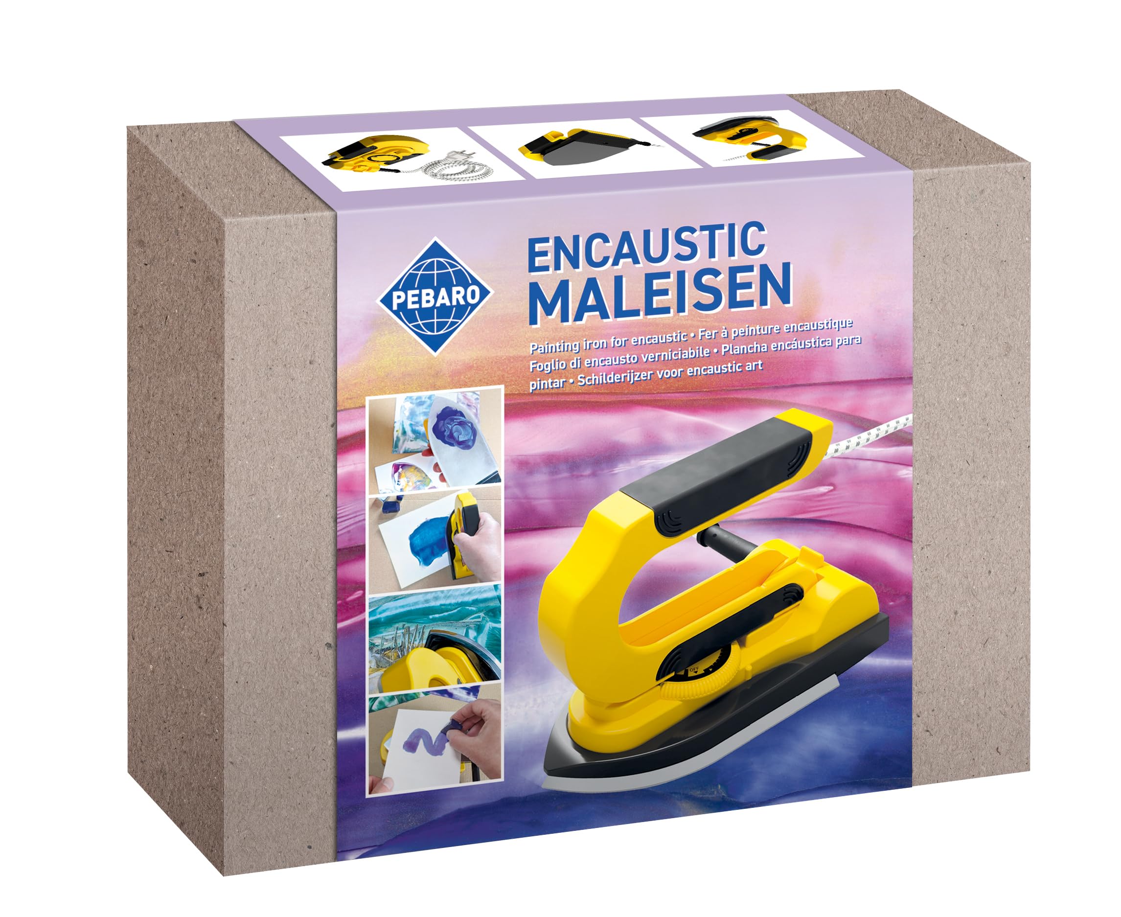 Pebaro 0273 Encaustic Maleisen, Bügeleisen zum Wachsmalen