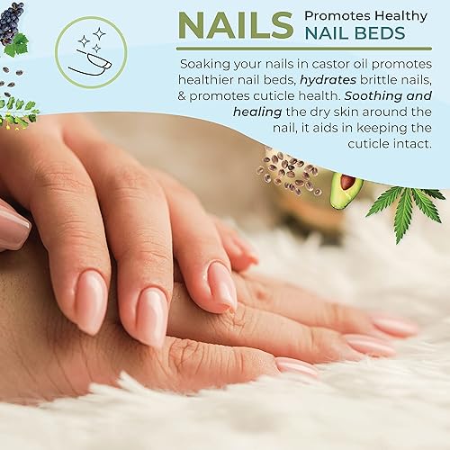 Miniatura 6 de Zatural Aceite de ricino negro, aceite de ricino negro jamaicano tropical 100% puro (16 onzas)