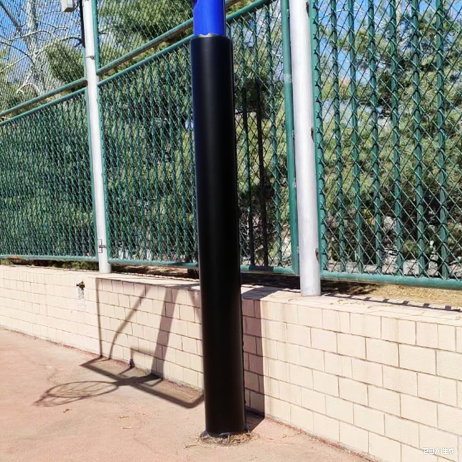 Outdoor Basketball Pole Pad, 6ft All Weather Protector Cushion for Metal and Concrete Columns, Garage Post Padding for Enhanced Safety and Durability