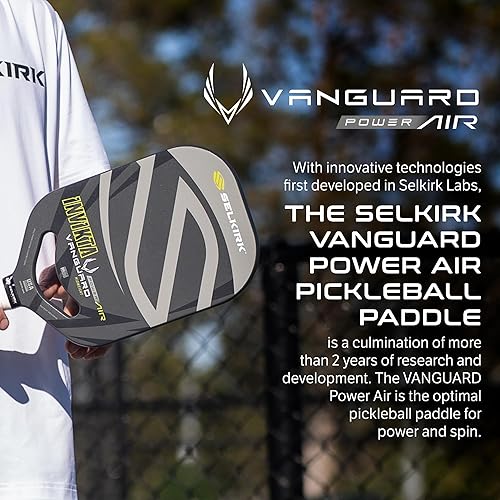 Miniatura 3 de Selkirk Sport Vanguard - Paleta de pickleball  Elige The Vanguard Power Air, Vanguard Pro o The Vanguard Control  Palas de pickleball de fibra de