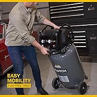 Vista 5 de Klutch 29-Gallon Air Compressor, 2.5 HP, 120 Volts, 175 PSI