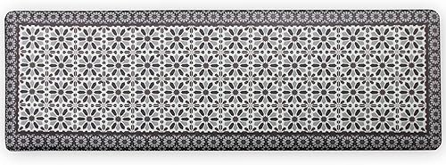 FloorPops FPA3731 Lannister Anti-Fatigue Comfort - Alfombrilla larga, color negro