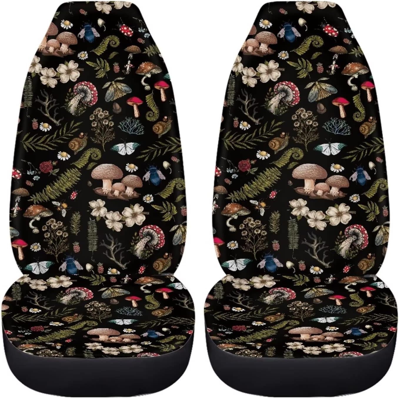 Sun & Moon Car Seat Covers: Universal Fit, Polyester, Set Of 2 - View #9