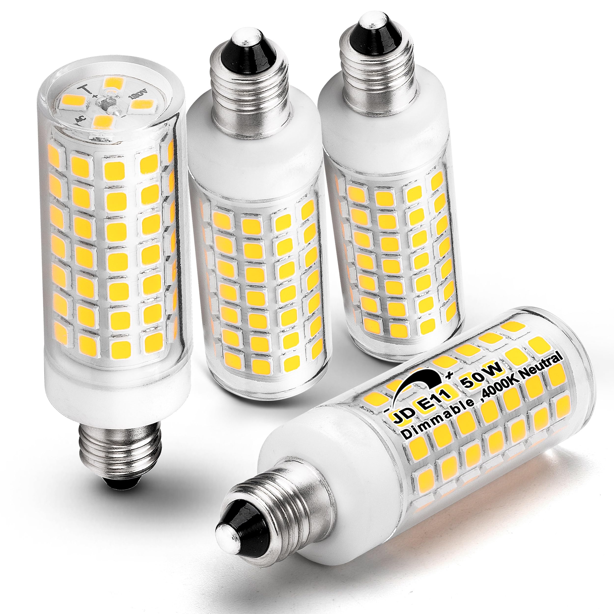 Yongjia E11 LED-Lampen – 10W, 1000 Lumen, Dimmbar, 220V, 2 Stück, 3000K Warmweiß