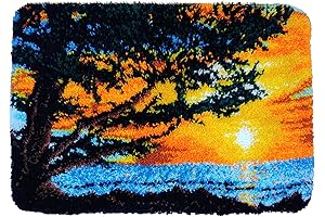 DIY Latch Hook Rug Craft Kit - Craft Your Own Unique Home Decor