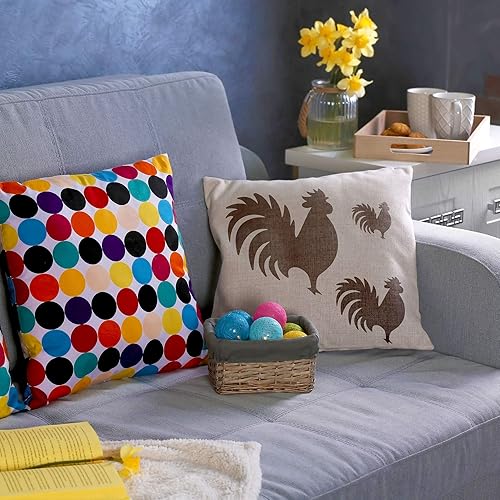 Miniatura 10 de NAKLEO 5 plantillas de plástico reutilizables  Gato gatito animal  13.4 a 3.5 pulgadas  Patrón de niños niños plantilla de pintura decoración de