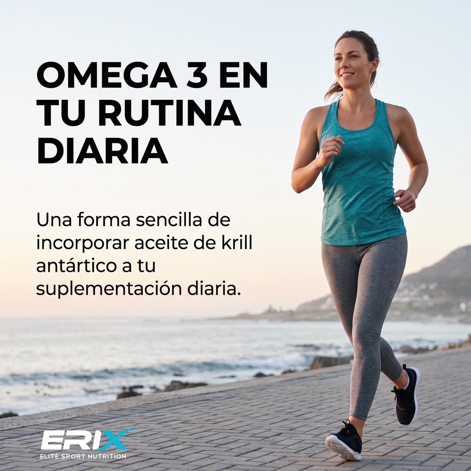 ERIX Nutrición Aceite de Krill Antártico 1000 mg Pack 2 x 60 Perlas