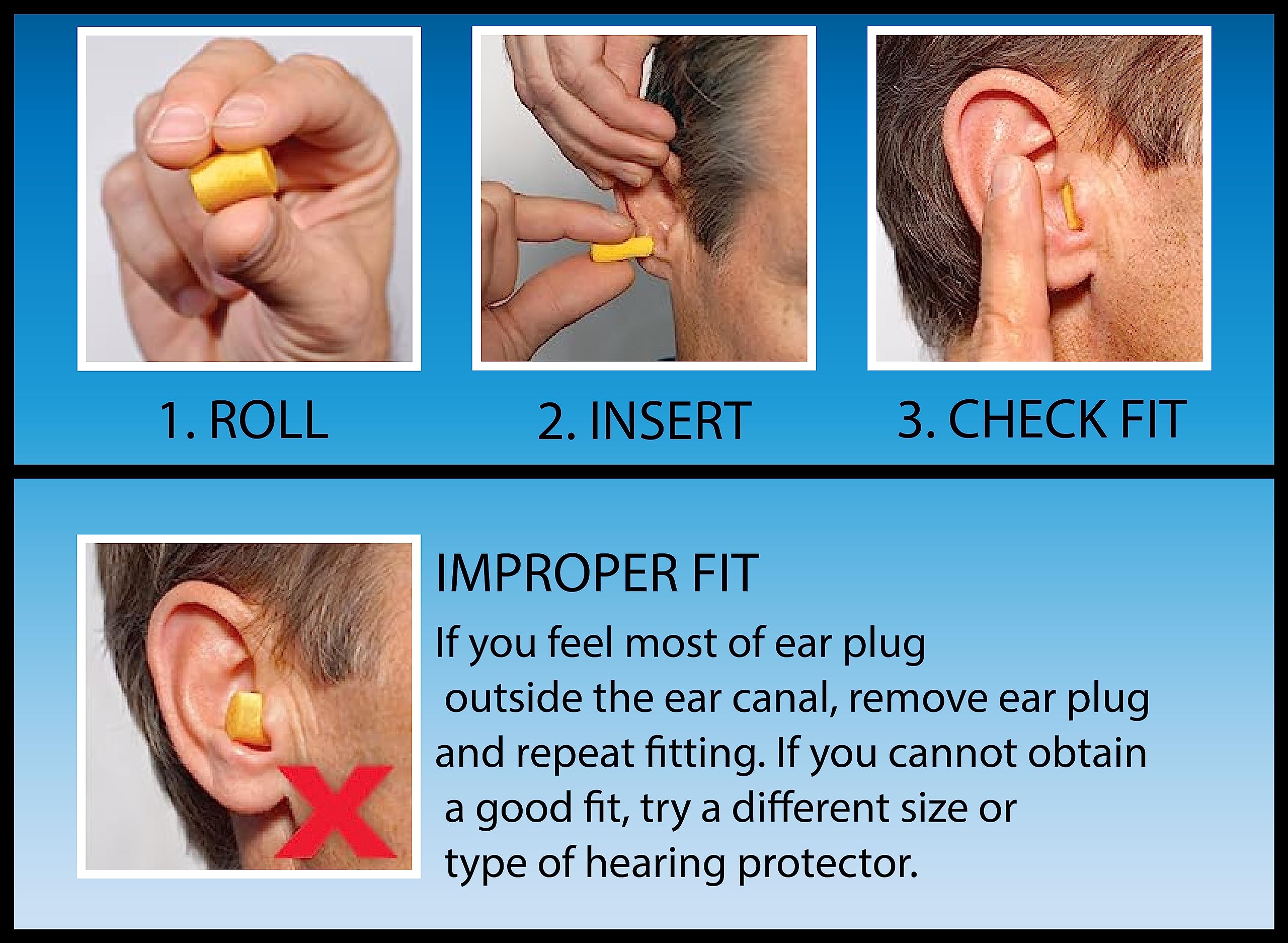 Dpm tapes - Earplugs - Tappi per le Orecchie per ogni uso quotidiano in schiuma – Per Dormire, Lavorare, Russare, Forare, Studiare, Smerigliare, Lavorare, Levigare, Saldare, Gialli (20 Paia)