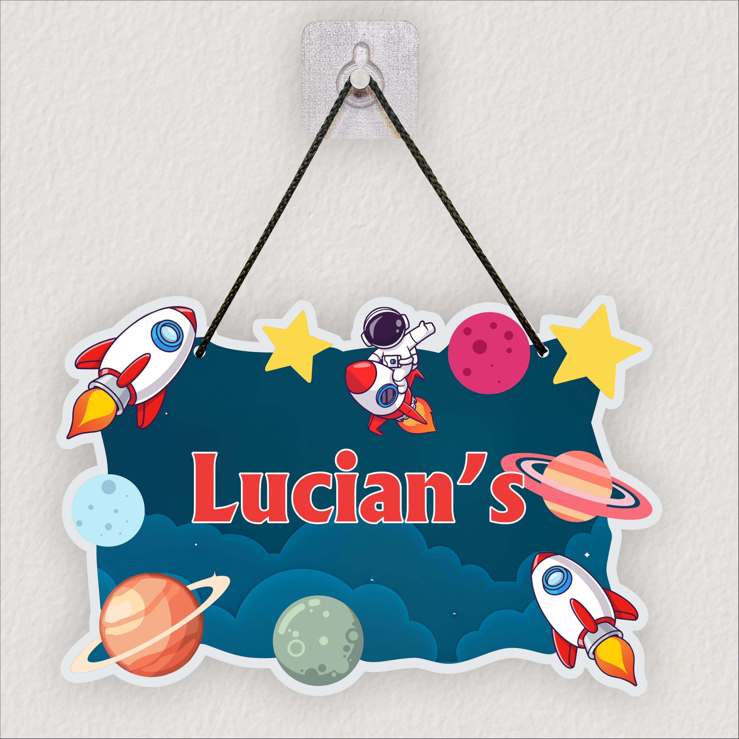 Goodi Cart Personalised Kids Name Plate for Door | Customised Baby Girl Name Sign Board | Princess Theme Kids Room Decor | Nursery Door Name Plate | Birthday Return Gift for Kids | Baby Room Decoration — Amazon image 10