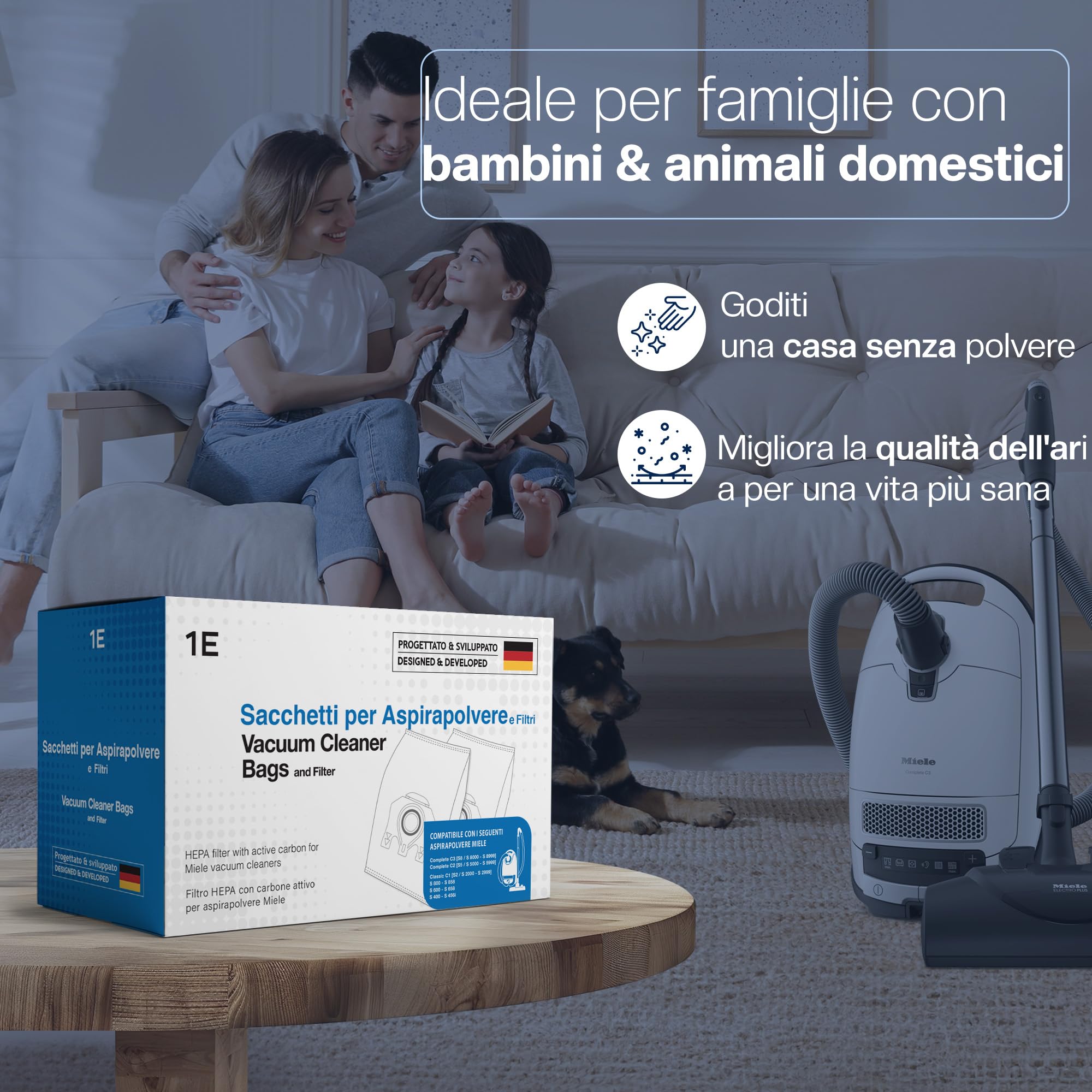 Sacchetti per aspirapolvere MIELE Classic C1 Jubilee