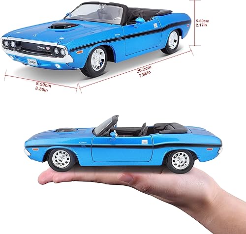 Miniatura 2 de Maisto Dodge Challenger RT Convertible Diecast Vehículo a escala 124 los colores pueden variar