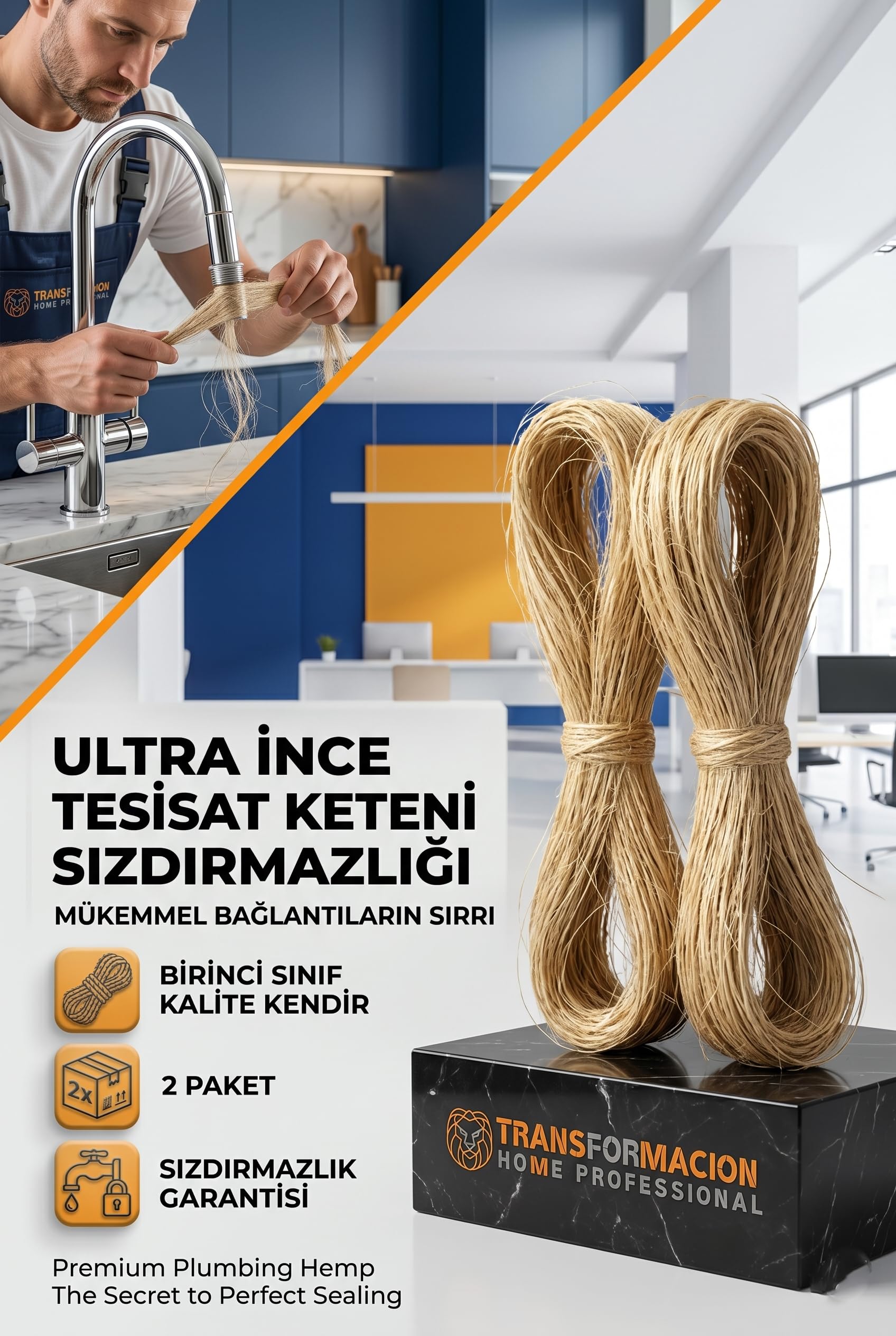 Transformacion Tesisat Keteni Musluk Su Doğalgaz 2 Paket, 720764
