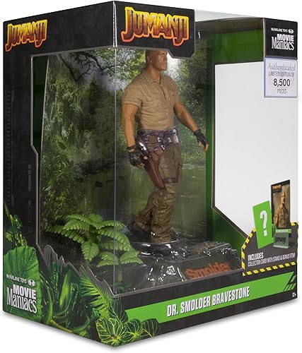 Miniatura 6 de McFarlane Toys - Figura posada de Movie Maniacs Smolder (Jumanji) de 6 pulgadas