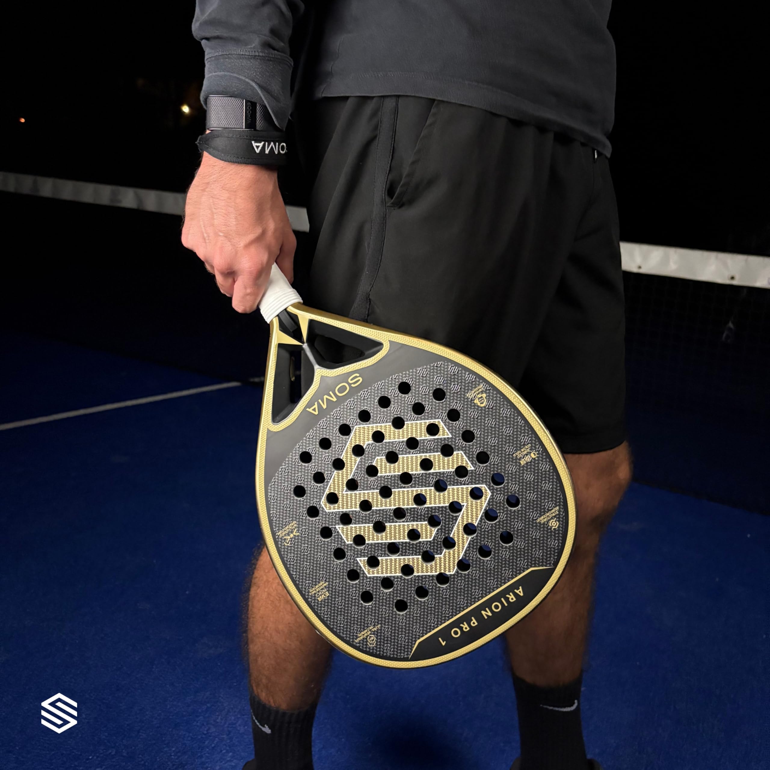 ORVEN SAONA V3 Raquette De Padel De Contrôle 100% Fabriquée En Espagne Puissance 85% Contrôle 100% Pour Joueurs Avancés Et Professionnels Avec étui Inclus