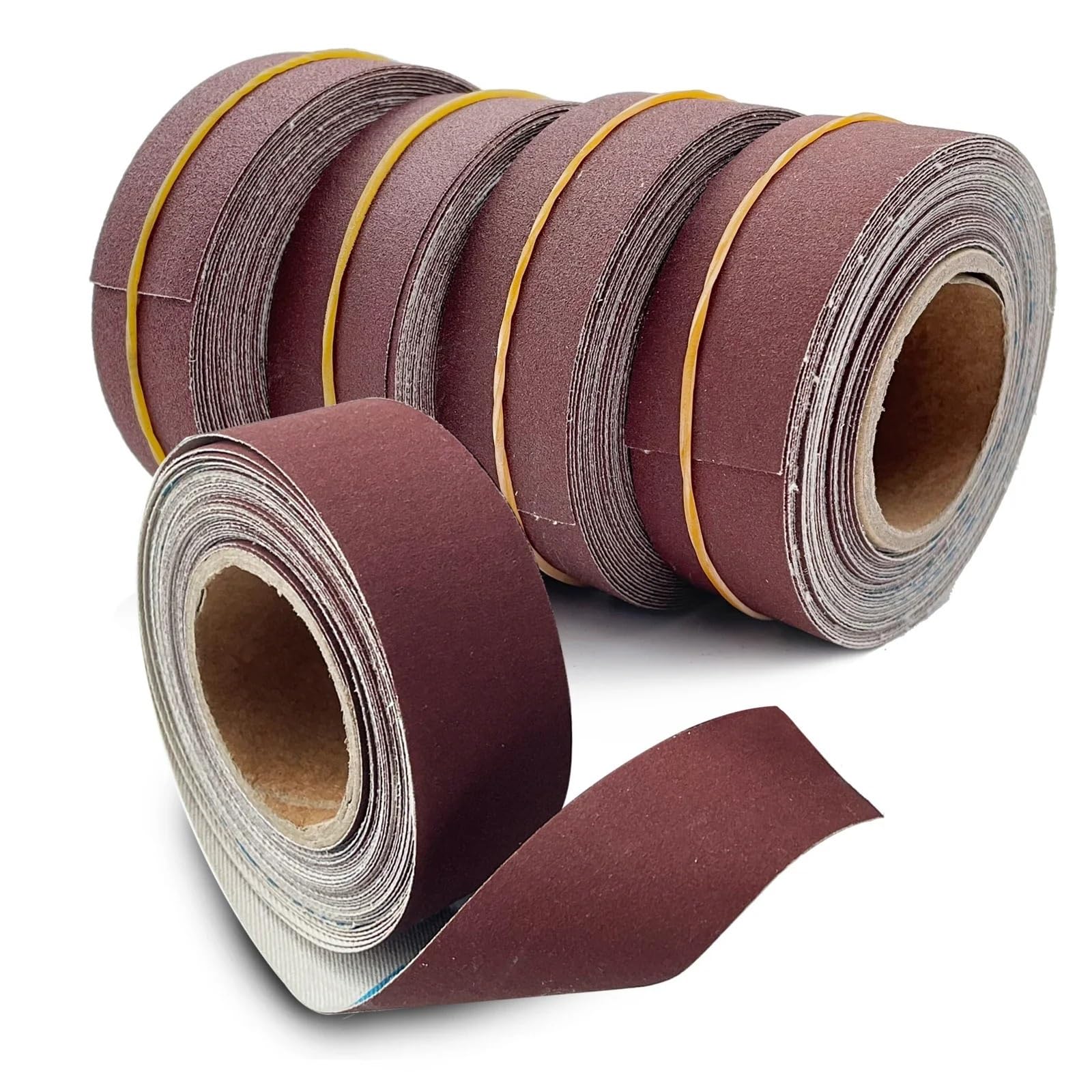 8M Abrasive Paper Sandpaper Variety Drawable Cloth Roll Metal Glass Carpentry Sanding for Woodworking for Sanding Polishing(120 Grit)