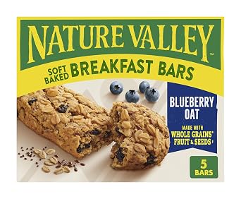 Nature Valley Blueberry Oat Soft Baked Breakfast Bars, 5 ct, 8.85 oz