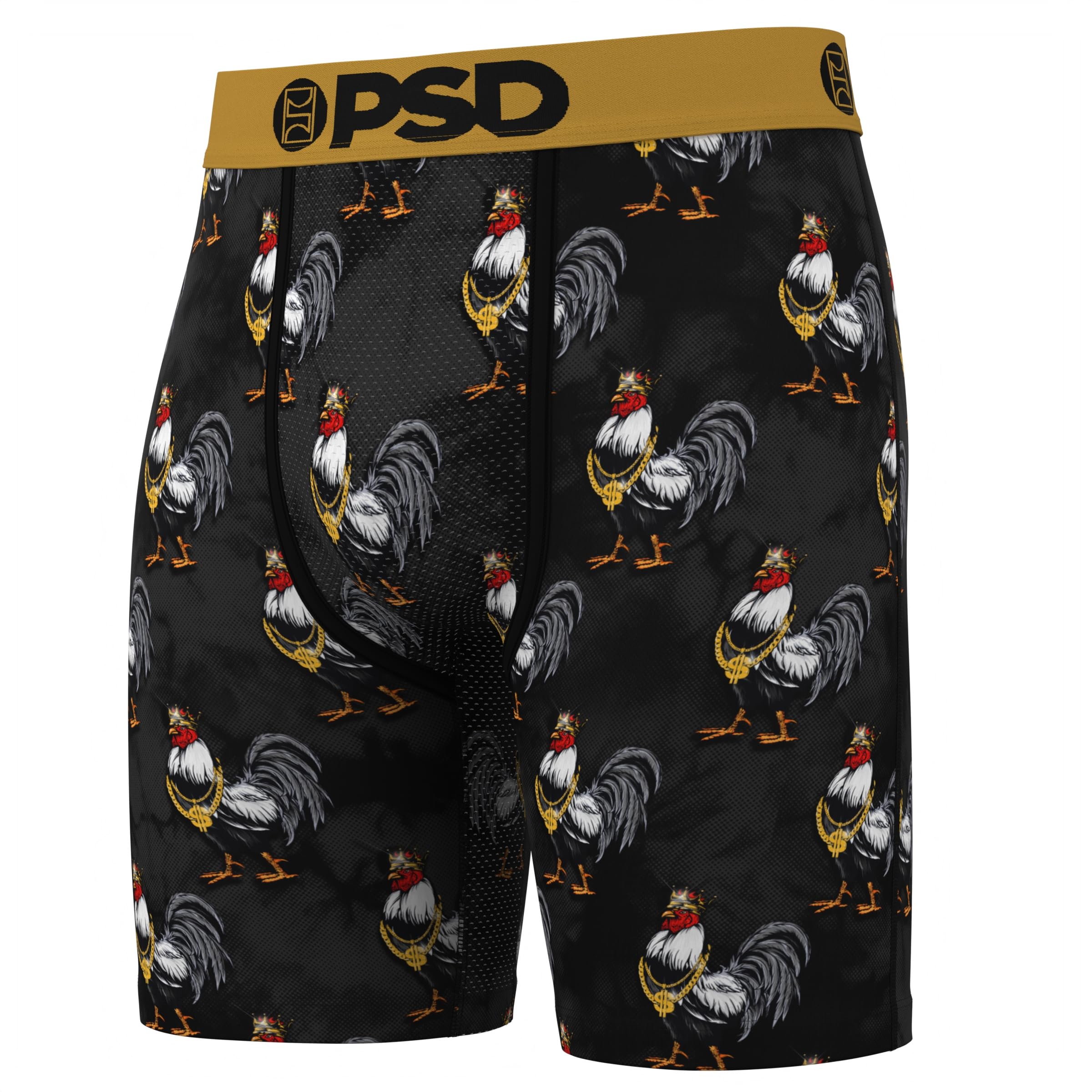 Bóxer de hombre divertido PSD calzoncillos transpirables con entrepierna 7" 8