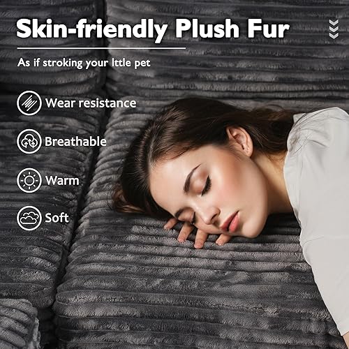 Miniatura 4 de Sofá modular modular en forma de L, cómodos sofás seccionales de gran tamaño para sala de estar, sofá cama convertible con diván para apartamento