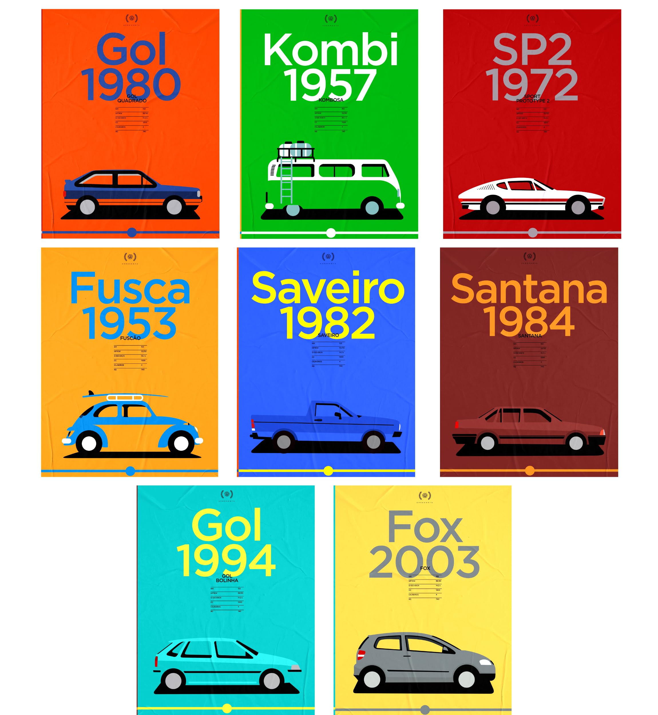 Car Posters Set Of 8 A4 Size 12x8 Inch | 300 Gsm | Sportscars Poster For Wall Boys Bedroom Dorm Living Gaming Room - Supercar Wallpaper Stickers Gifting Ideas For Men - Wall Collage Kit