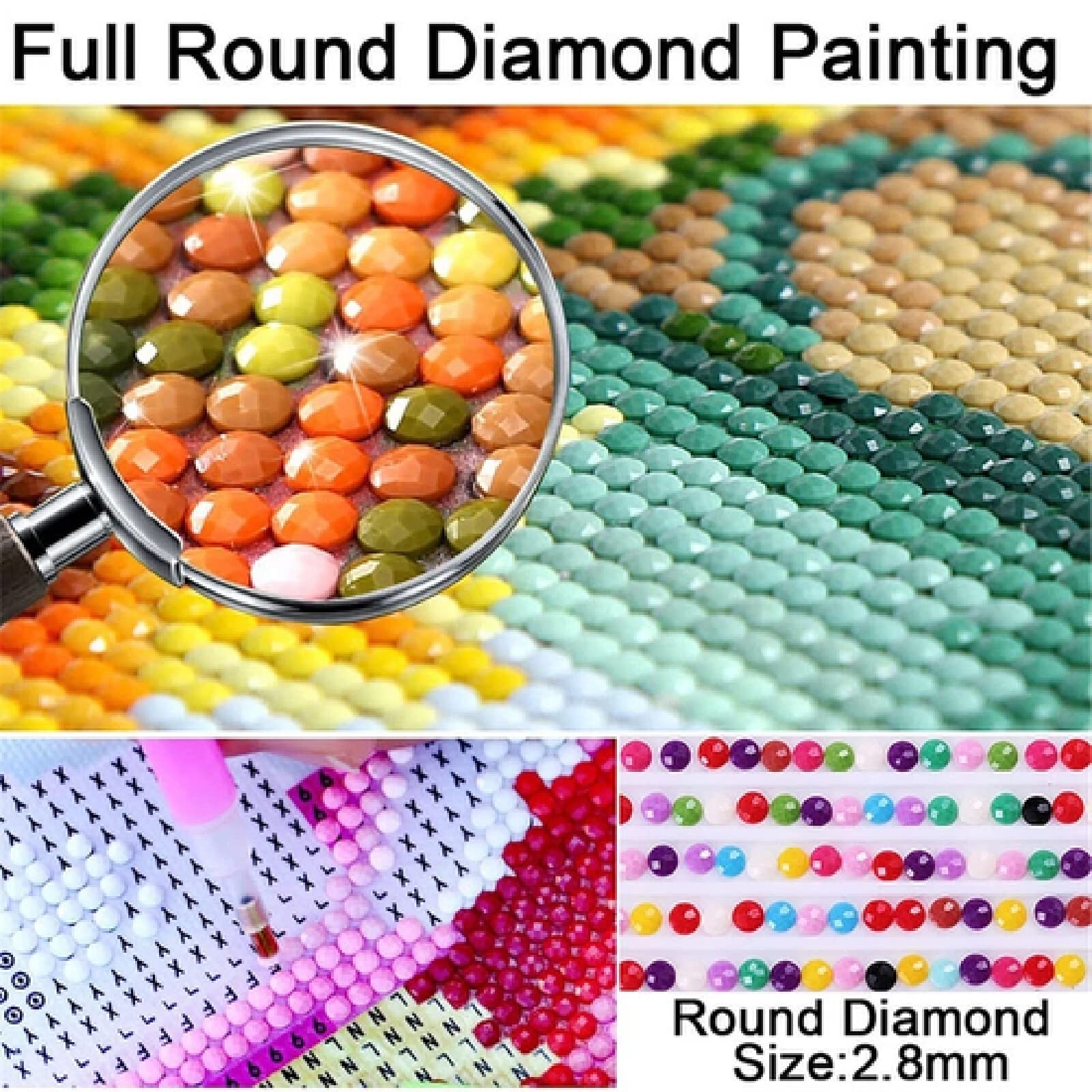 5D Diamond Painting Complet Broderie Par Numéros, Cerf Sika Neiger