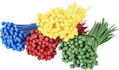 Miniatura 135 de GTSE - Paquete de 100 bridas con cremallera de 20.3 cm, color plateado/gris, 8.06 kg de resistencia, bridas de nailon grises resistentes a los rayos