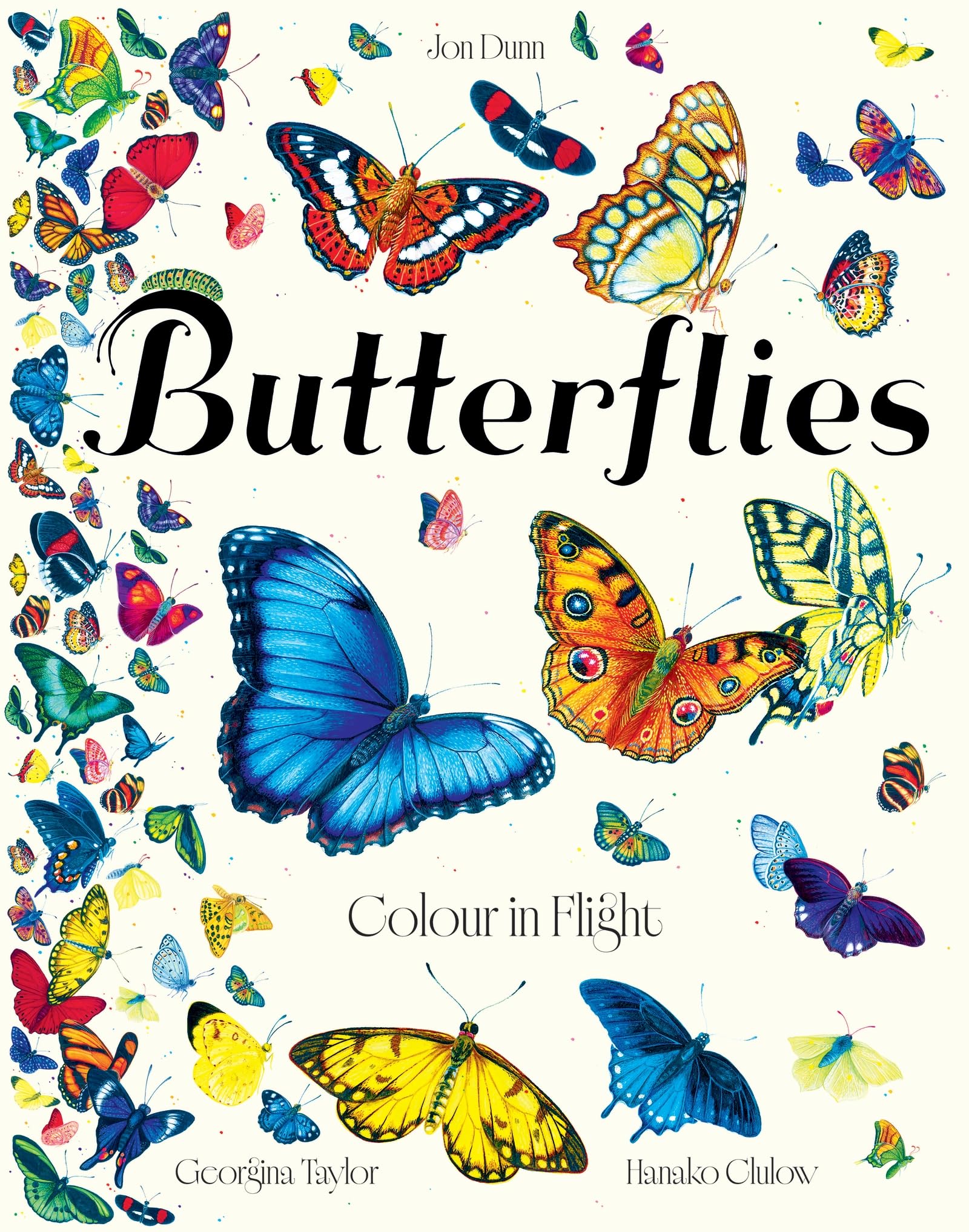 Butterflies Colour in Flight by Jon Dunn (Hardback Book)