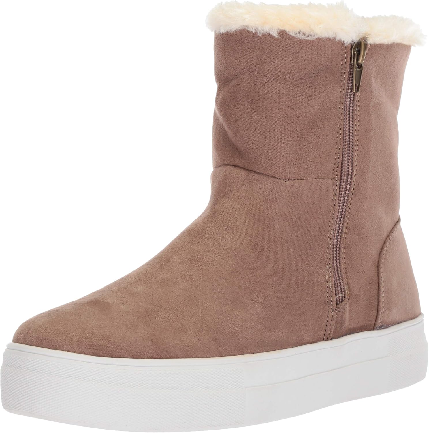 MIA Women's Merion Ankle Boot, Taupe, 6.5 Medium US