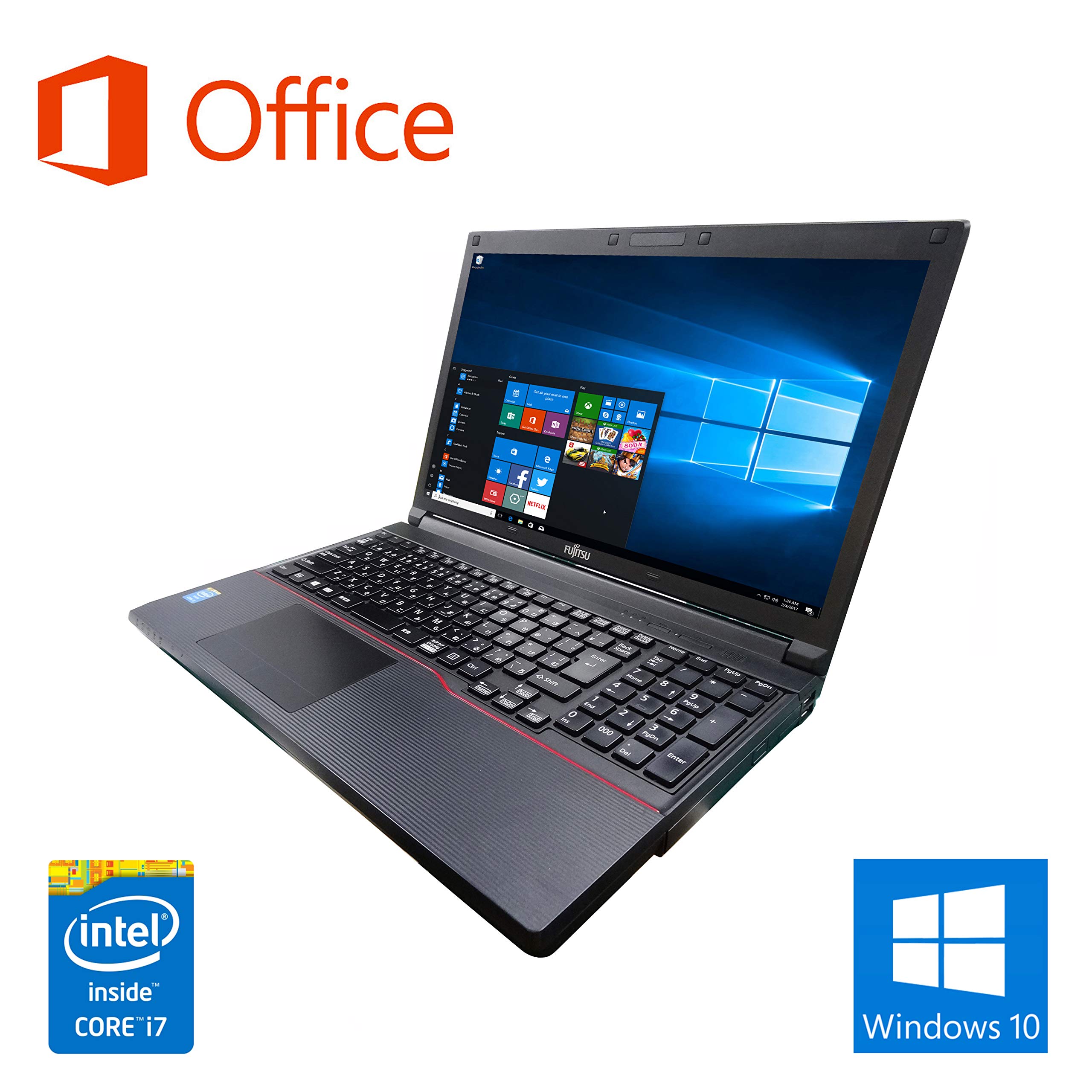 Amazon.co.jp: 【Microsoft Office 2016搭載】【Win 10搭載】 富士通 