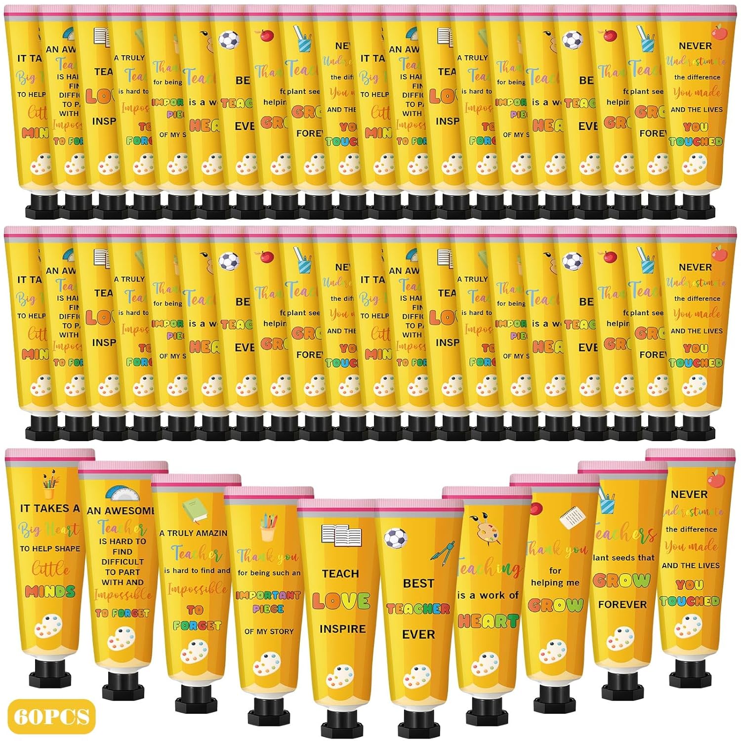 Leelosp 30 Pcs Teacher Appreciation Gifts Bulk Hand Cream Set Travel Size Thank You Gifts for Teachers Coworkers Graduation & End of Year Party Favors 2026 Teacher Appreciation Week