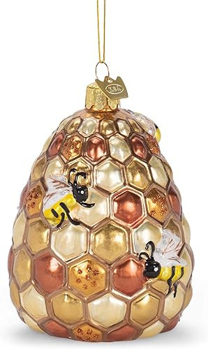 Miniatura 3 de Kurt S. Adler Adorno de cristal Noble Gems Bee-Hive