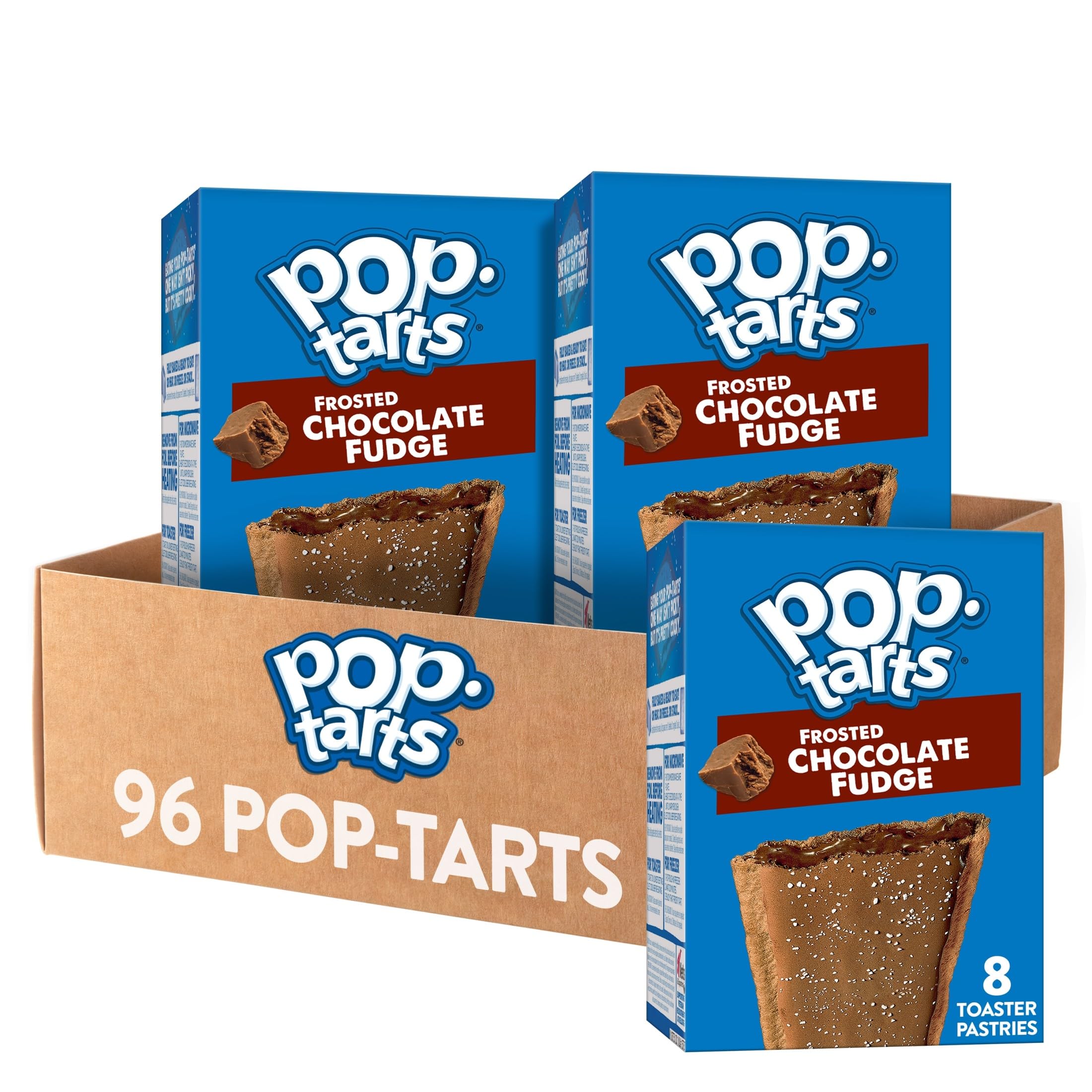 Pop-Tarts Toaster Pastries, Frosted Chocolate Fudge 13.5oz (12 Count)