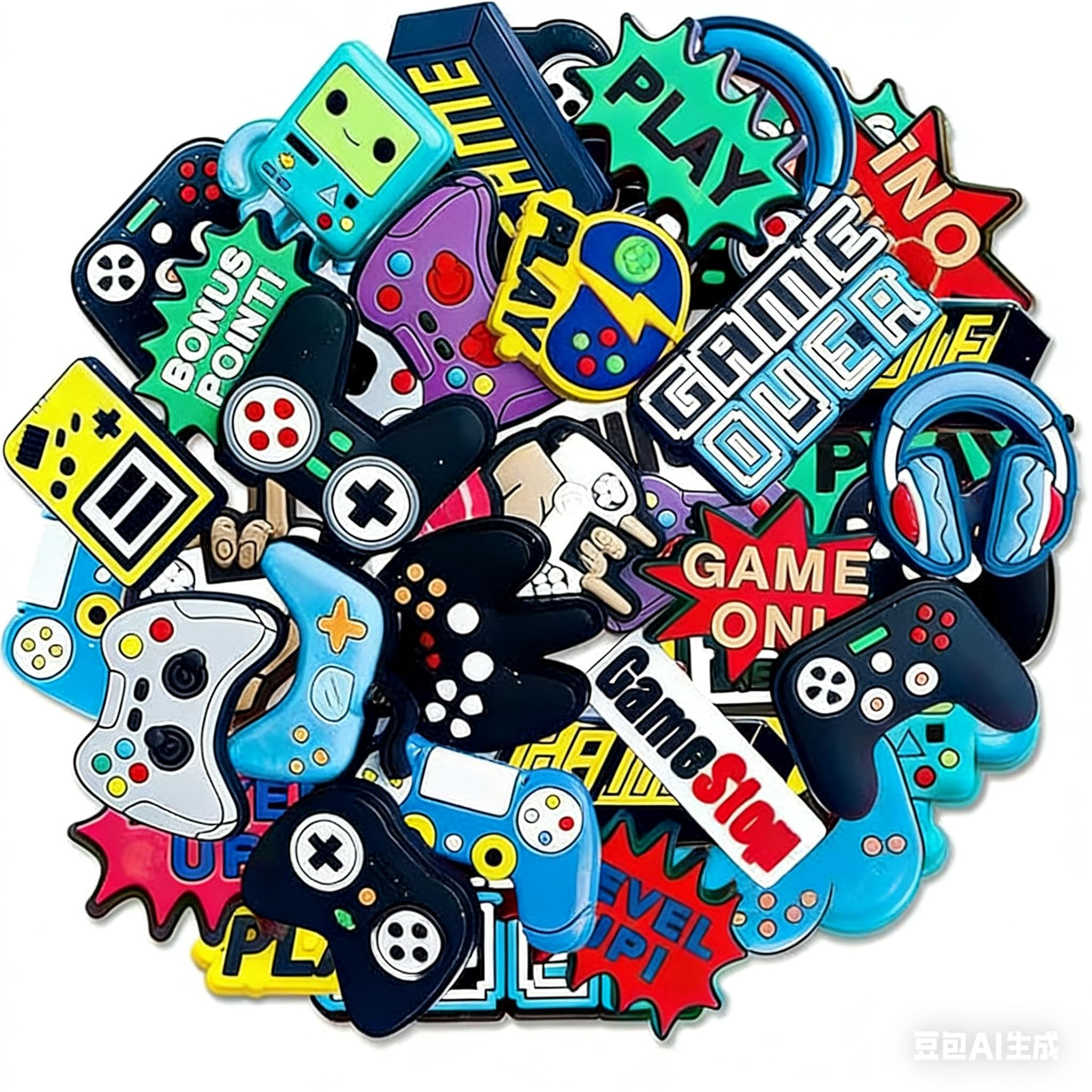 Shoe Decoration Charms 100 PCS - Random Shoe Charms for Unique Shoe Decoration, Game Series Shoe Charms for Girls, Boys and Adult