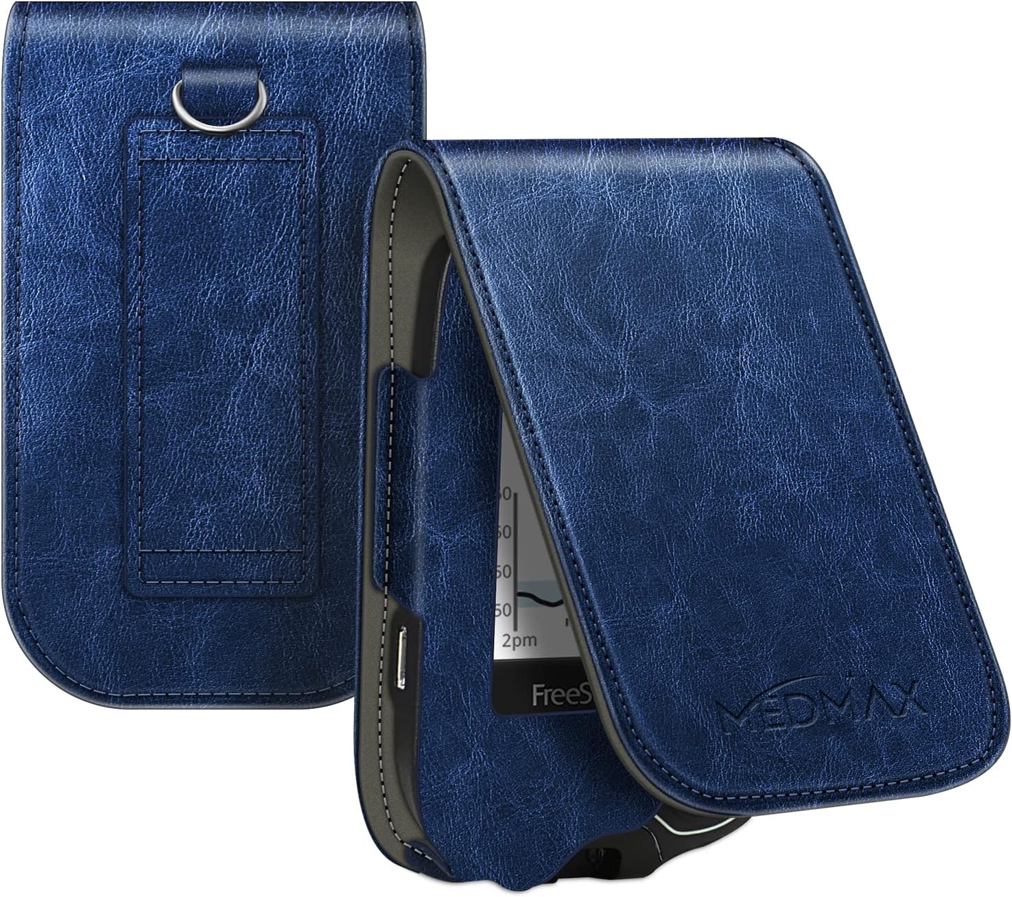 MEDMAX PU Leather Protective Case for Freestyle Libre 3 2