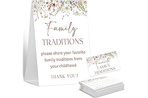 Baby Shower Games Family Traditions Sign