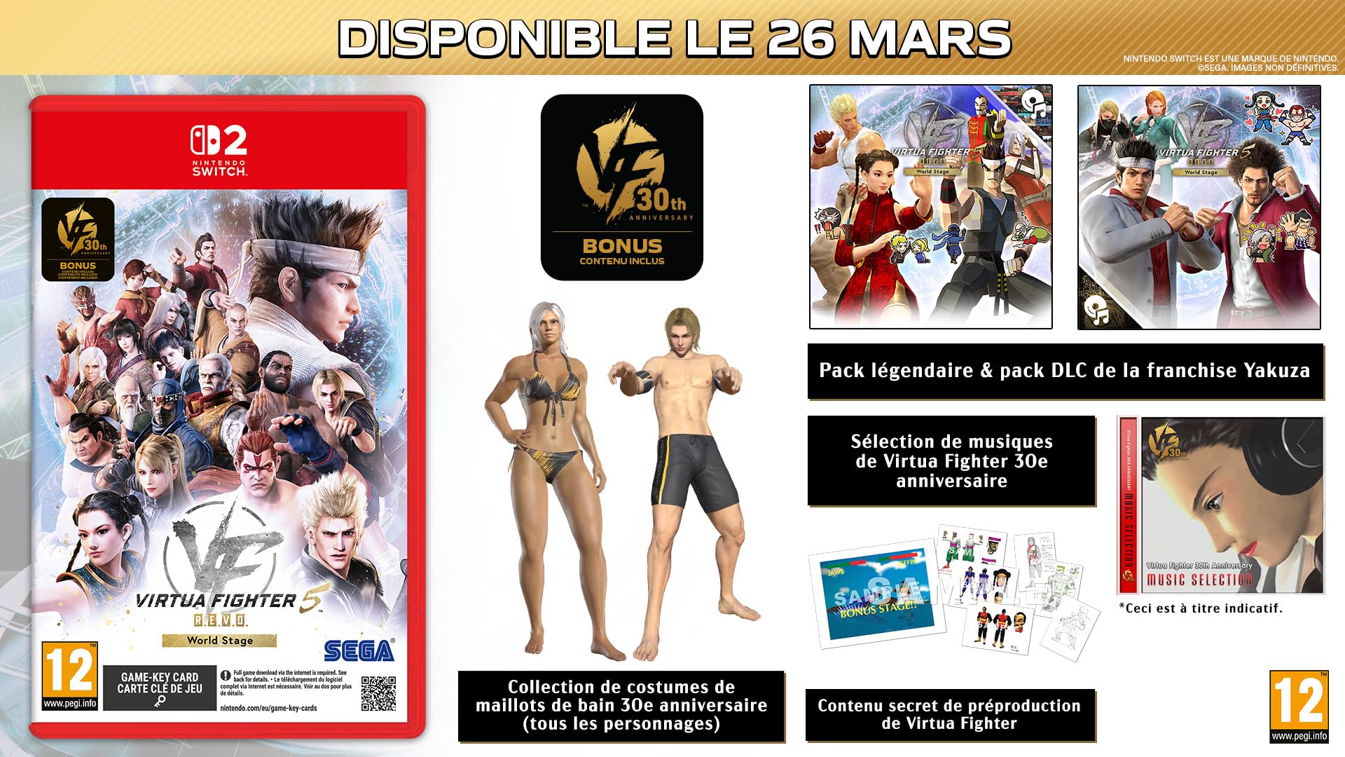 Virtua Fighter 5 R.E.V.O. World Stage 30th Anniversary Edition - (Versione Game-Key Card)