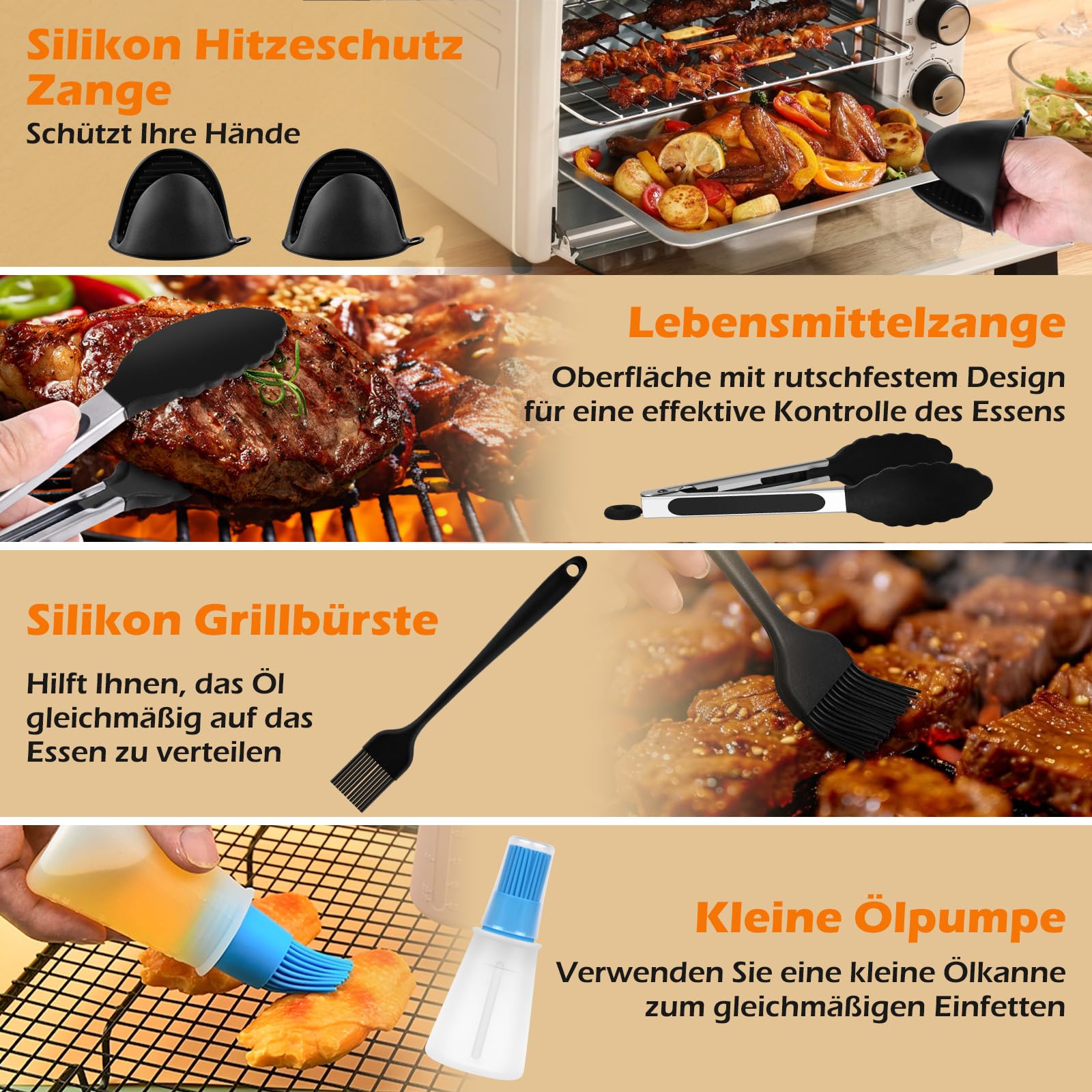 Heteluchtfriteuse accessoireset 28-delig voor Philips Dual Basket Airfryer 3000/5000 serie (6L/3L) – BPA-vrij & hittebestendig – siliconenvormen, grillrooster, bakvorm, keukenaccessoires