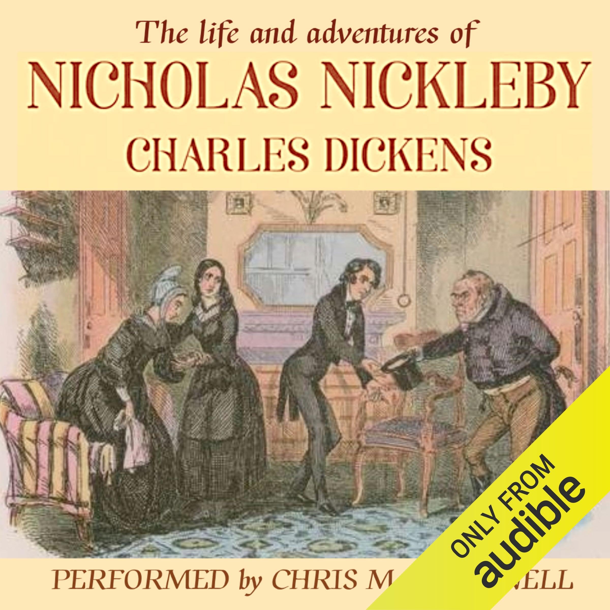 Cover art for The Life and Adventures of Nicholas Nickleby