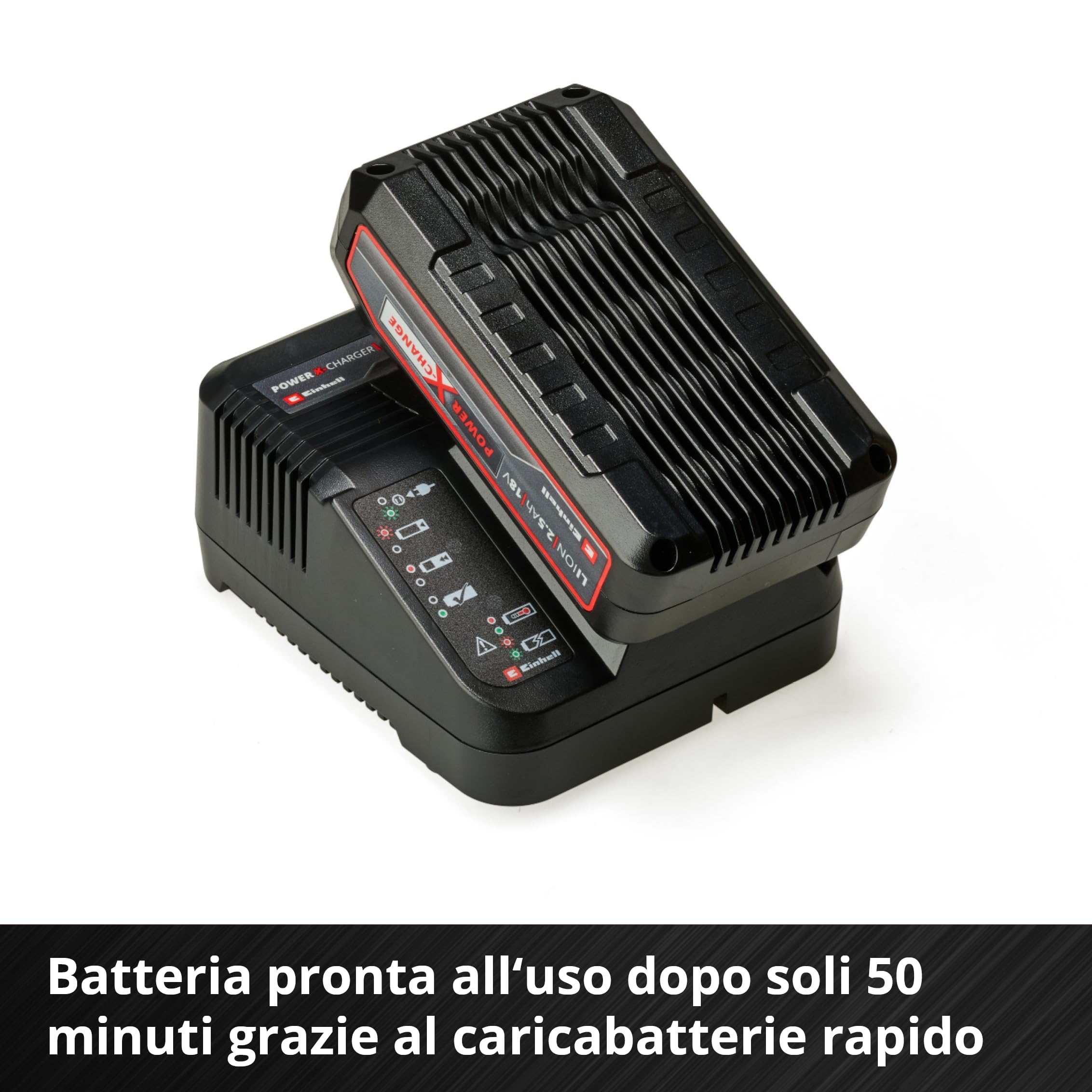 Einhell PXC Starter Kit 18V 2,5Ah batteria e caricabatteria Power X-Change