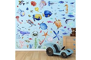 116 Pieces Ocean Wall Decals: Adorn Your Space with Marine Magic