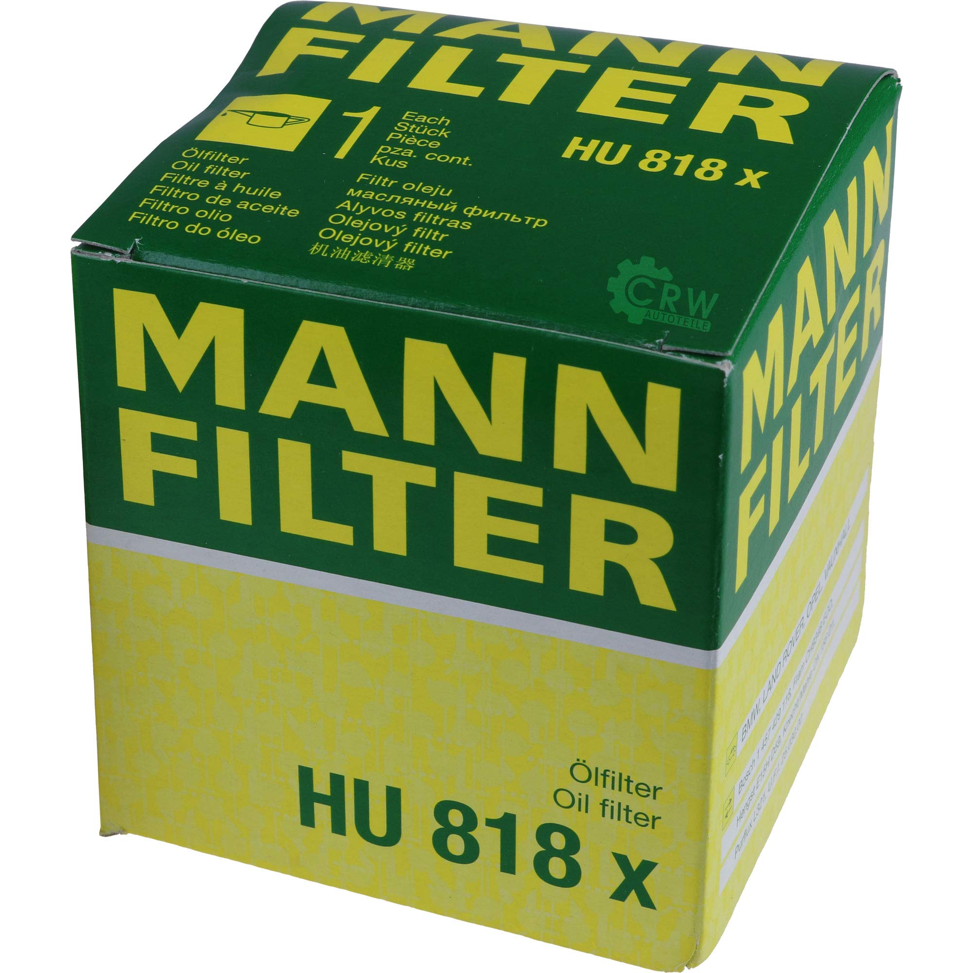 Pacchetto di ispezione 10 L LM LT High Tech 5W-30 Olio Motore Auto + filtro olio Mann, 5 pezzi