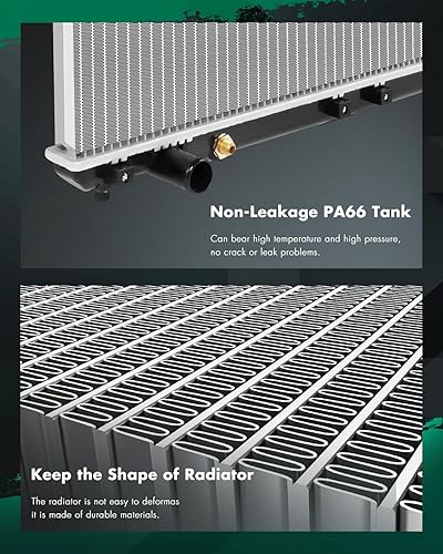 Miniatura 6 de SCITOO Conjunto de radiador de refrigerante del motor para Lexus ES300 y para Toyota Camry 1994-1996, Avalon, 3.0L, reemplazar 1746