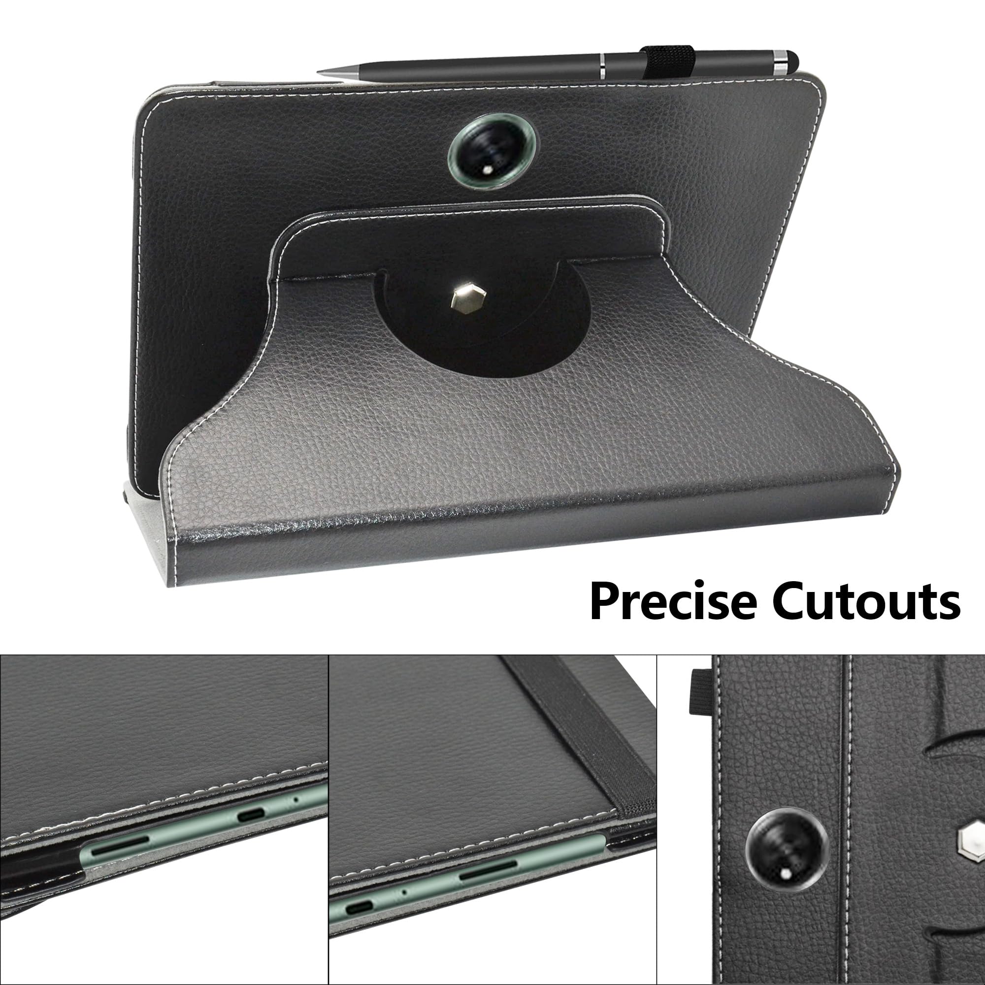 Housse Rotative 360° Pour OnePlus Pad 3 13.2 Pouces - Étui Avec Rabat Et 4 Positions - Protection Microfibre Et Cuir Synthétique