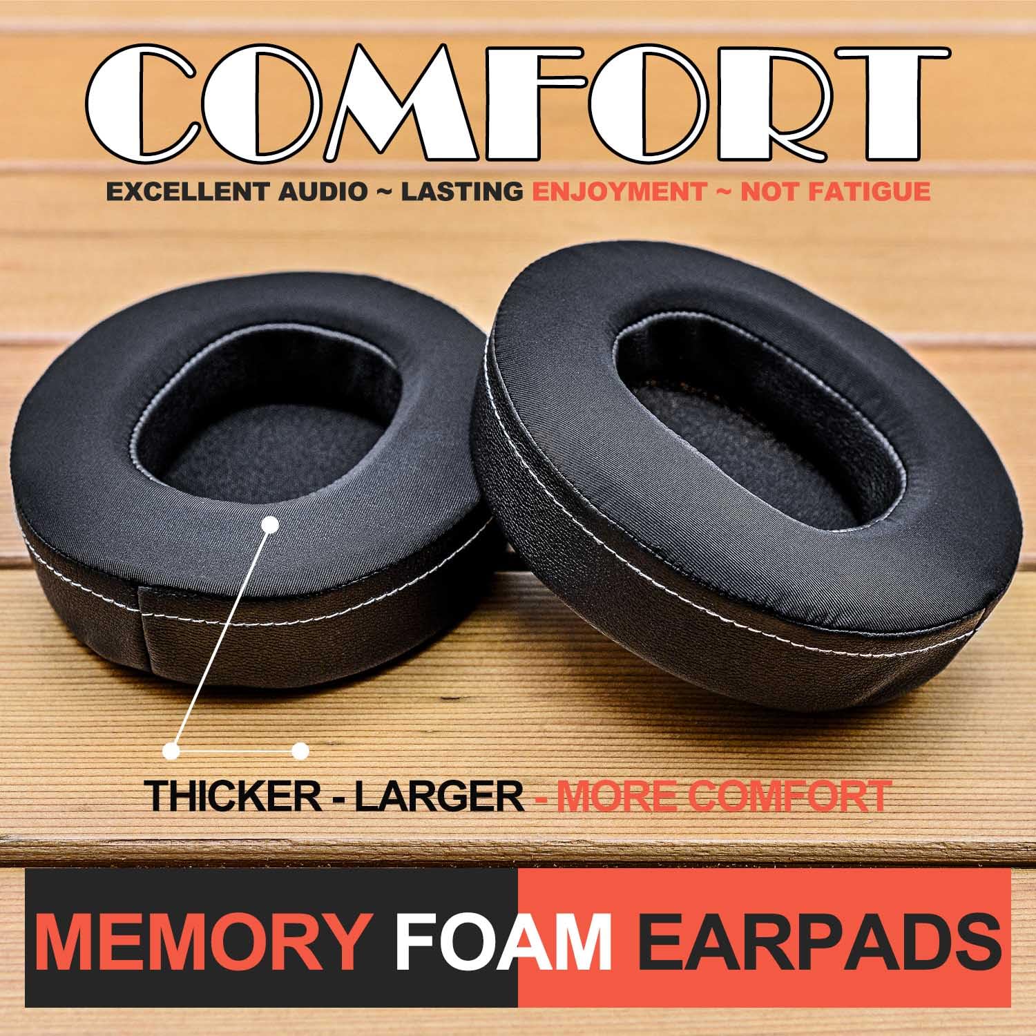 Ersatz-Ohrpolster kompatibel mit LS35X LS50X LS31 LS41 Headset von LTYIVABHTTW I Verbesserte Haltbarkeit & Sound (Hybrid Cooling Gel Fabric)