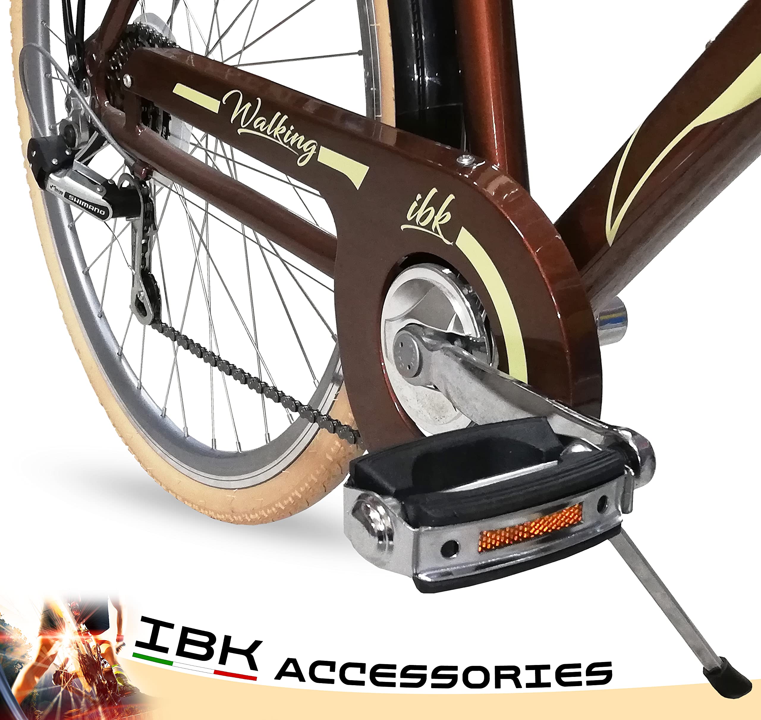 Pedali Per Bici Universali Antiscivolo Con Catarifrangenti | Cromati Per MTB, City Bike, Mountain Bike - Coppia - Foto 5